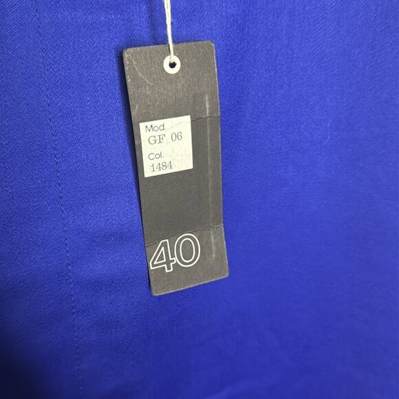 Vintage NWT Umberto Ginocchietti Women's Blue Midi Skirt - Picture 7 of 7